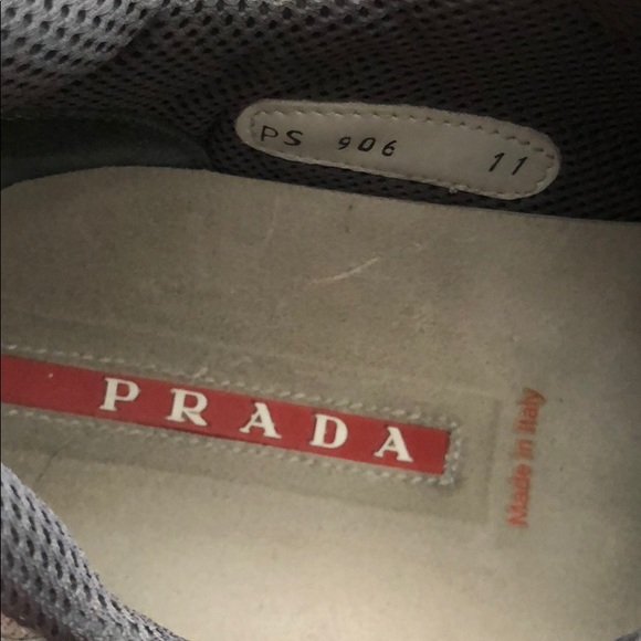 Mens Authentic Gray Prada Sneakers size 11 - Picture 7 of 7